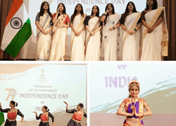 Embassy of India, Riyadh Celebrates 79th Independence Day with Flag Hoisting Ceremony