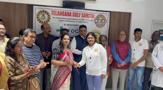 Telangana Gulf Samiti Mega Medical Camp in Qatar a Huge Success